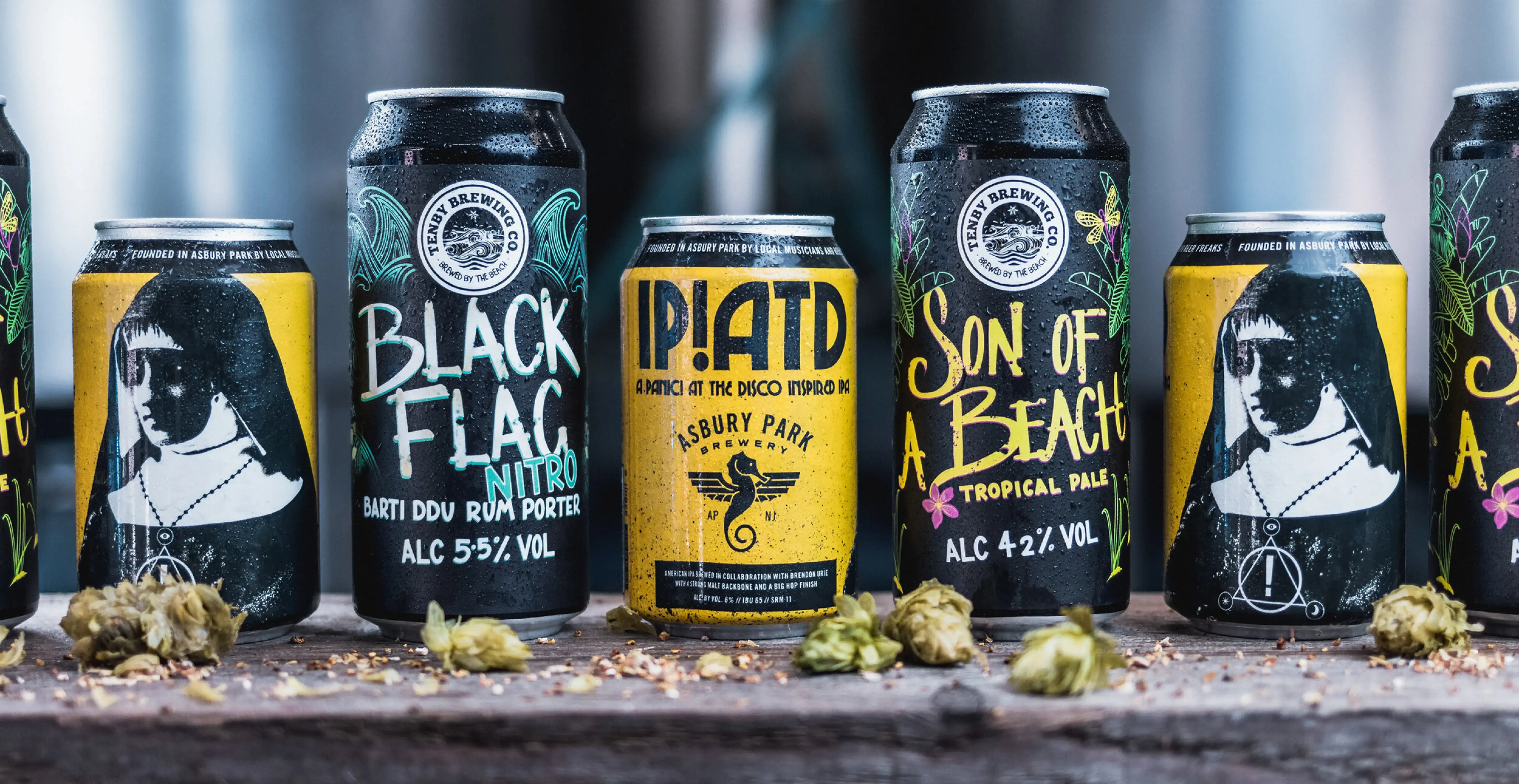 Product Photography for Tenby Brewing Co